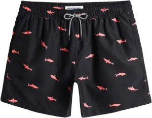 maamgic Mens Swim Trunks 5" with Mesh Lining Quick Dry Bathing Suits for Men Swim Shorts Swimwear
