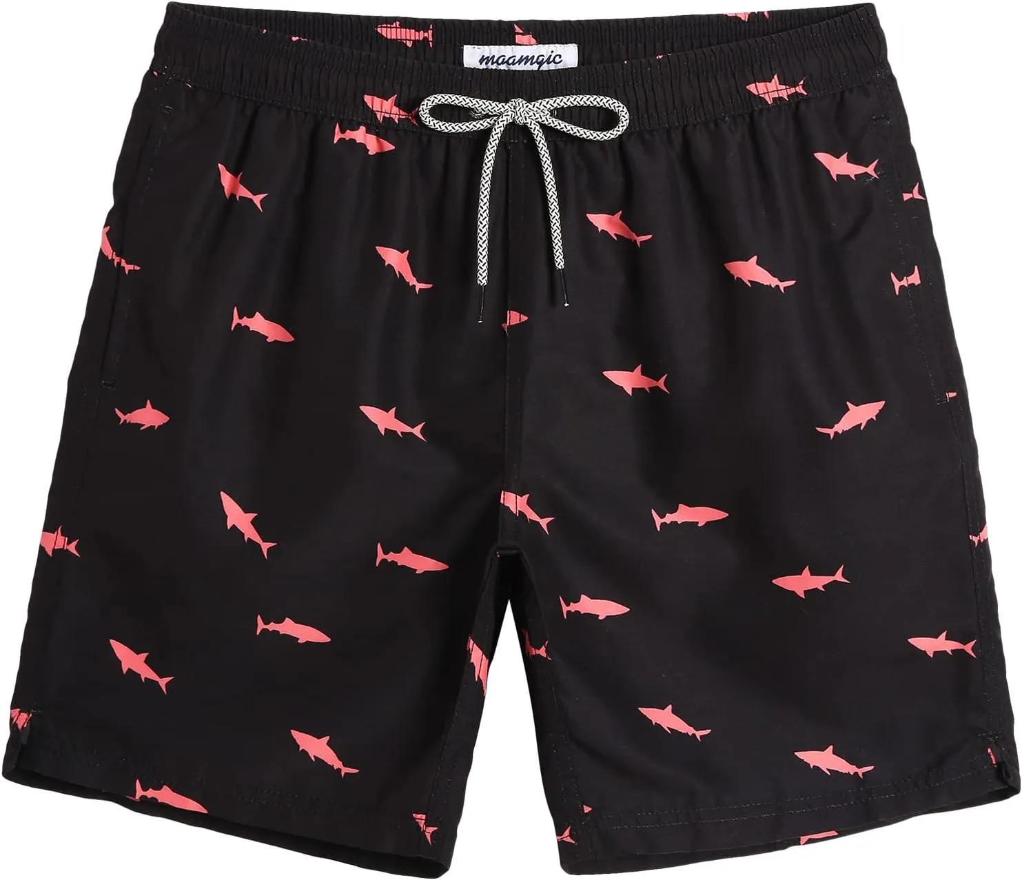 maamgic Mens Swim Trunks Quick Dry Swim Shorts with Mesh Lining Funny Swimwear Bathing Suits 7inch