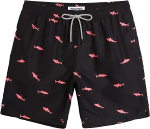 maamgic Mens Swim Trunks Quick Dry Swim Shorts with Mesh Lining Funny Swimwear Bathing Suits 7inch
