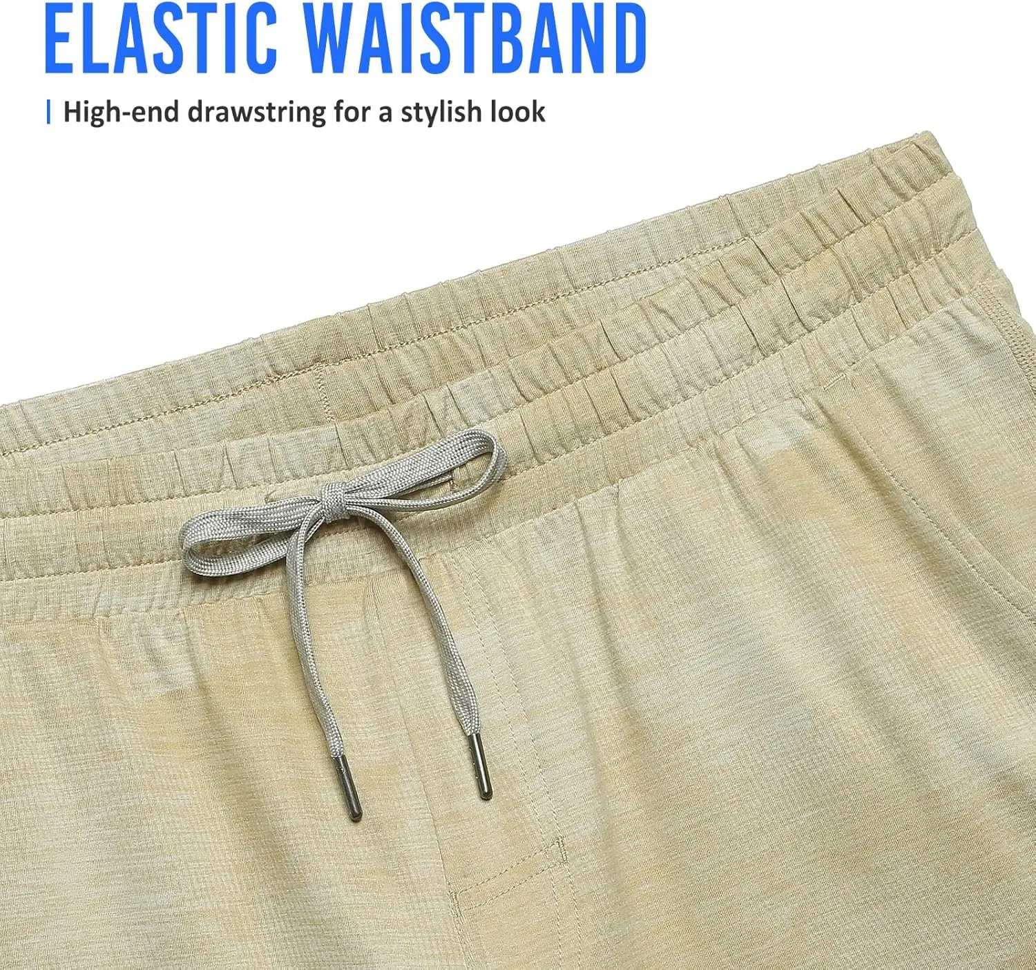 maamgic Mens Workout Shorts 5" Short Shorts Soft Stretch Running Gym Athletic Shorts with Zip Pockets
