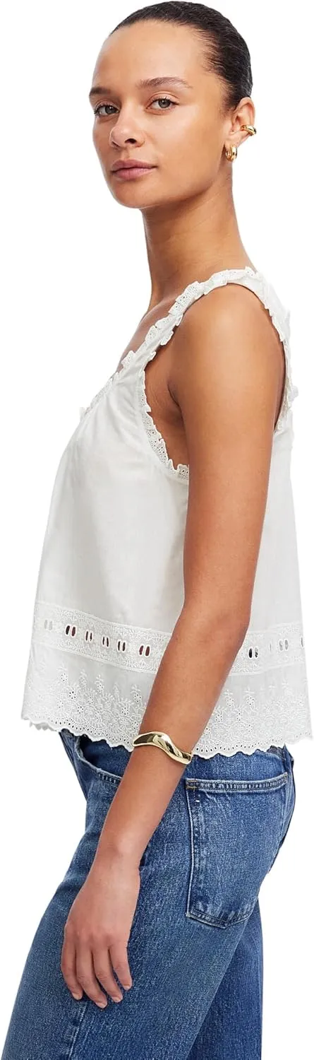 Madewell Women's Jenny Top in Cotton Viscose Voile