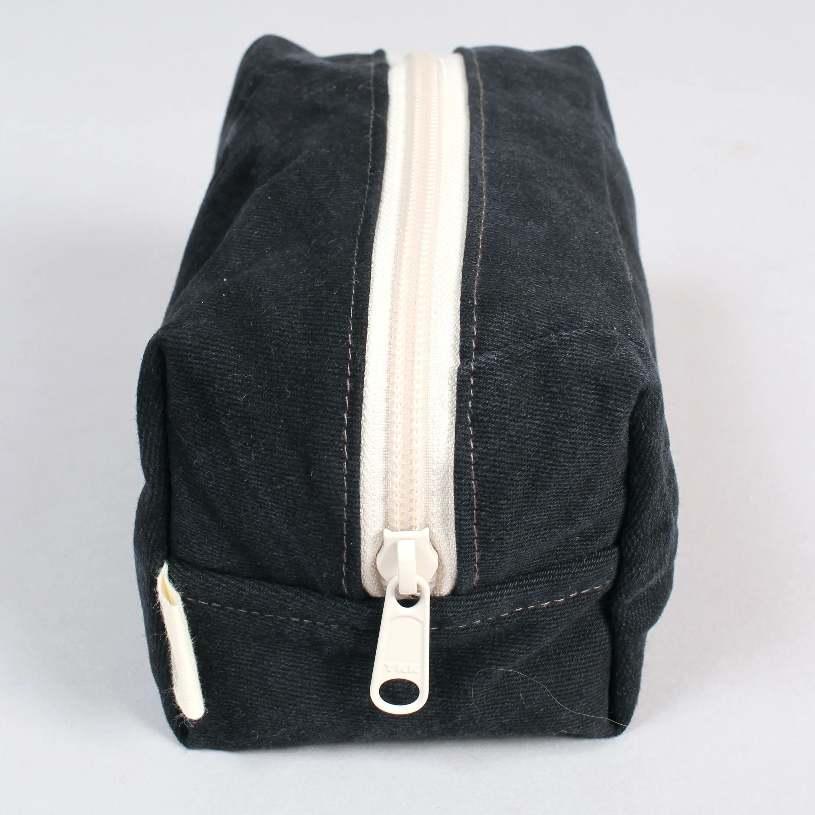 Makeup Bag - Black Denim