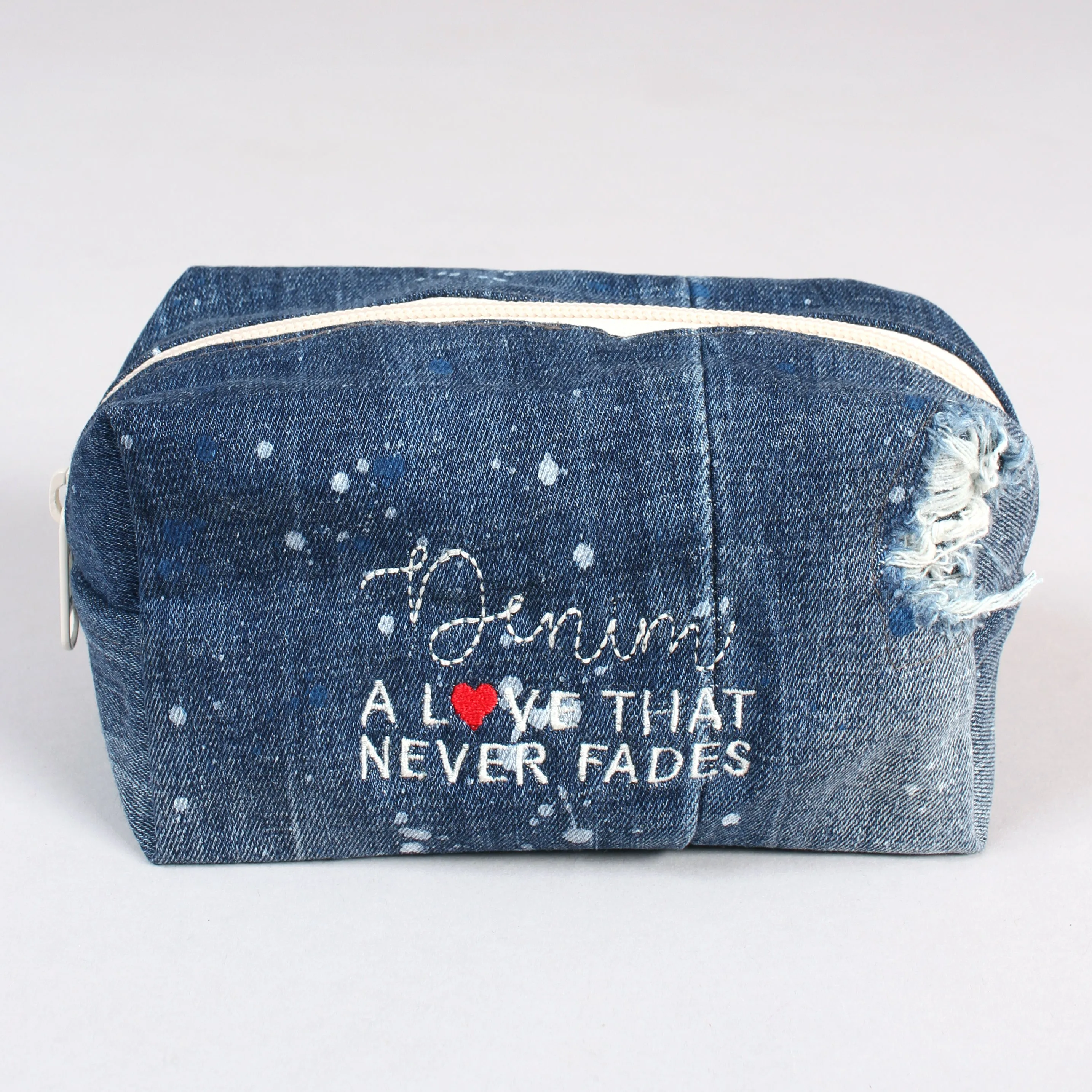 Makeup Bag - Denim Dark Indigo