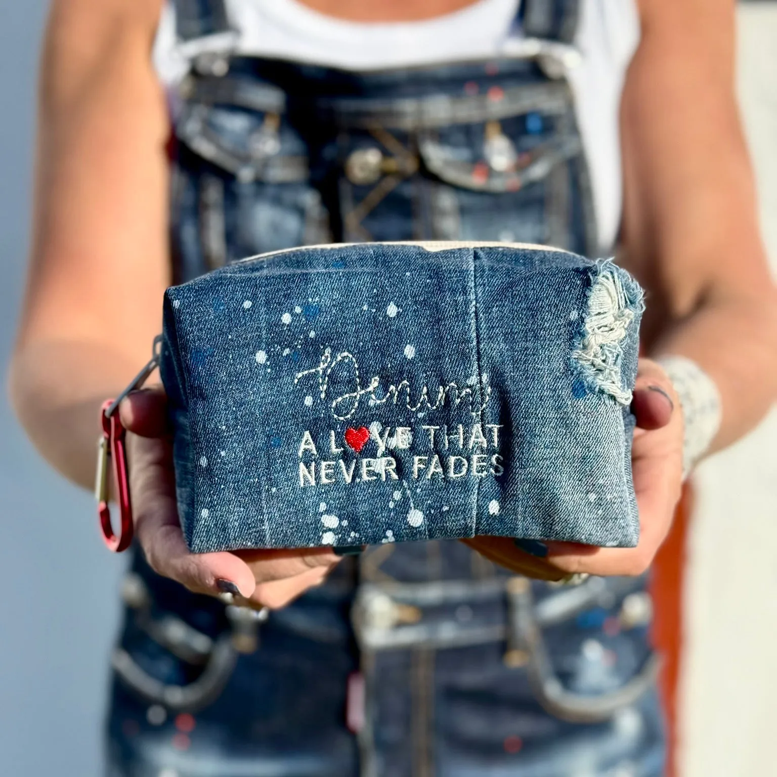 Makeup Bag - Denim Medium Indigo