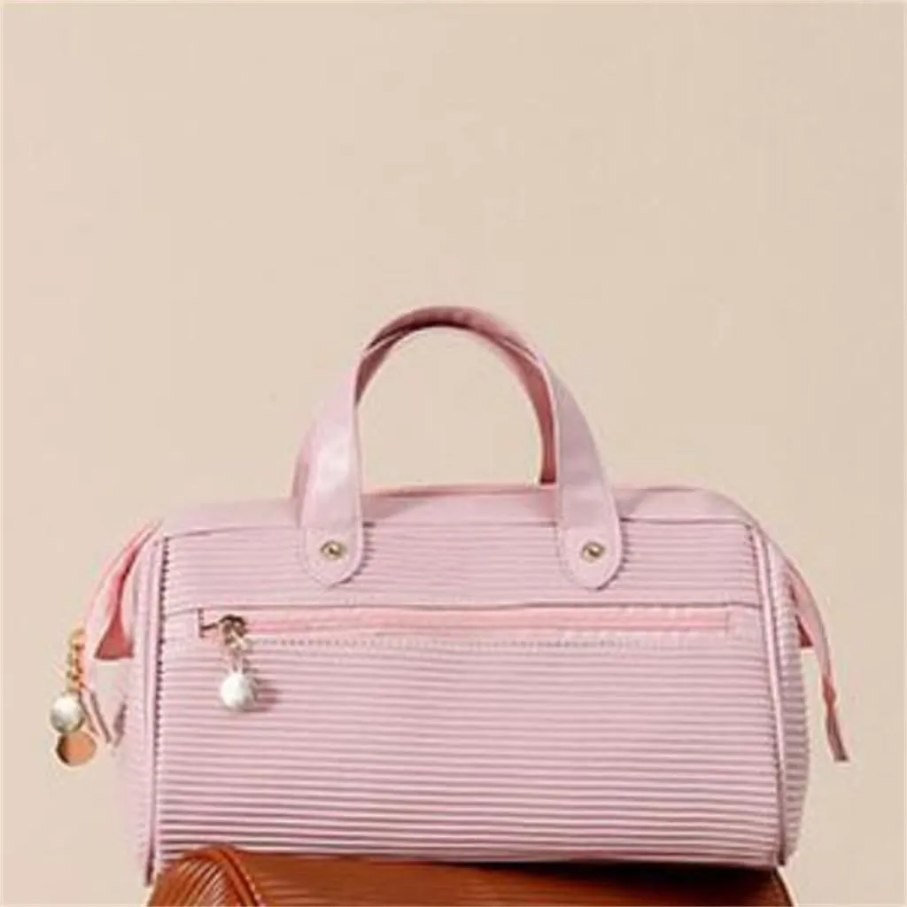 Makeup bag for women, large capacity, convenient storage bag, carrying handbag when traveling