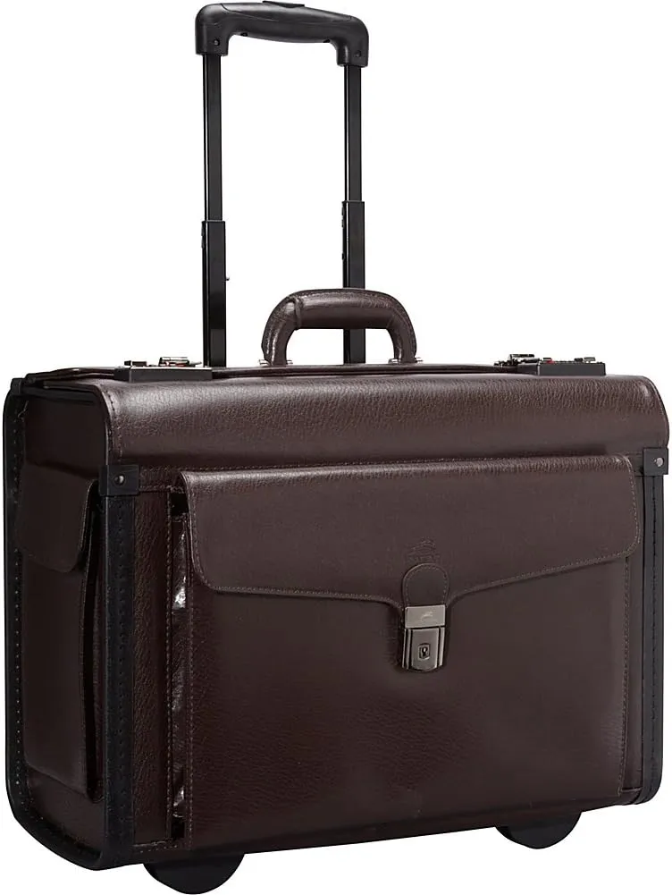 Mancini Business Collection Deluxe Wheeled Catalog Case
