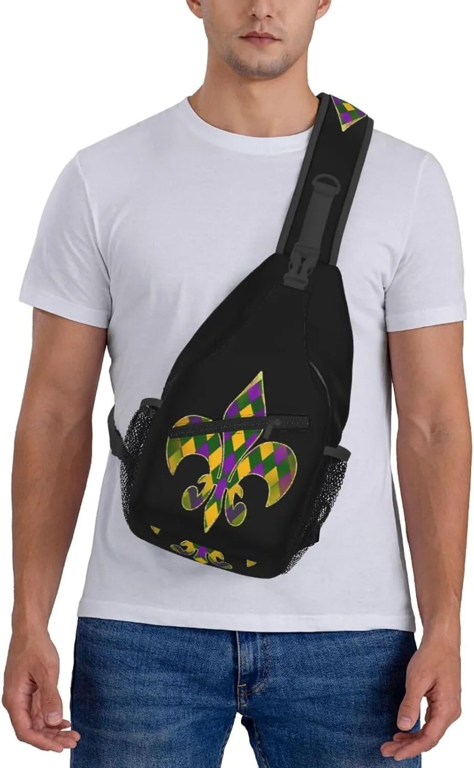 Mardi Gras Dear Liver Today Will Be A Rough One Sling Bag Crossbody Bag Casual Chest Bags Travel Shoulder Backpack