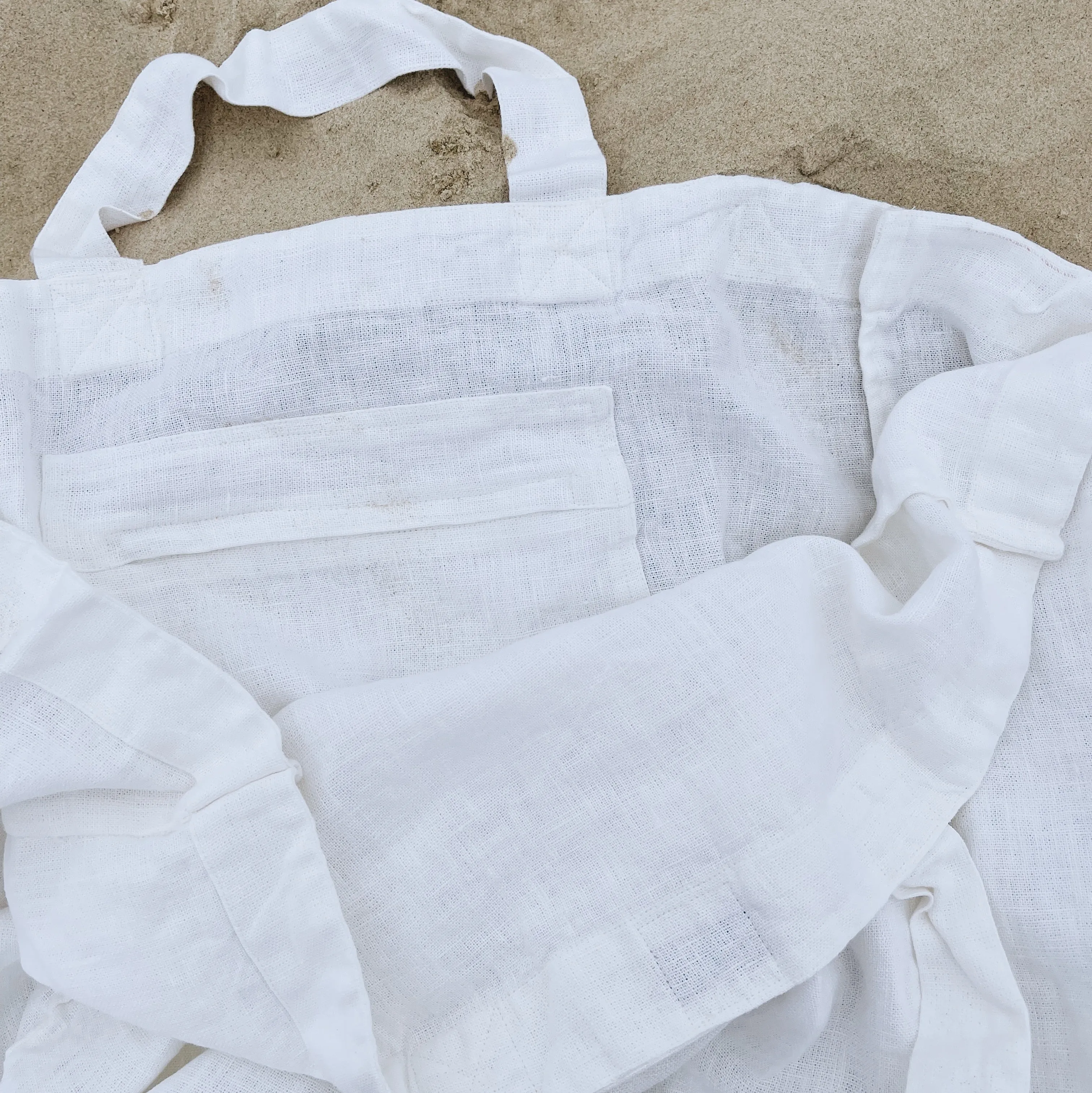 Market Tote - Heavy White