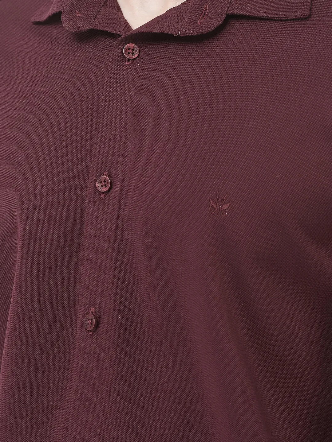 Maroon Business Shirt