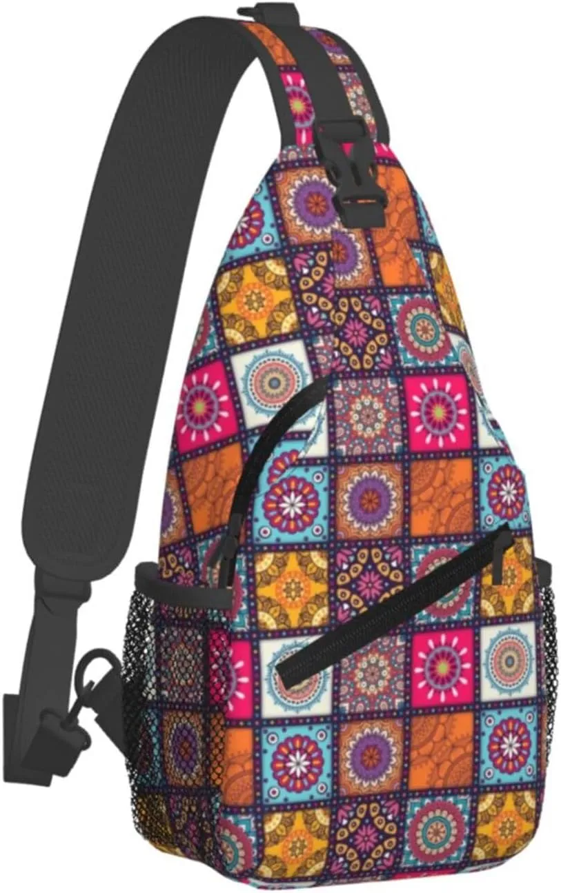 Math Mathematics Sling Bag Adjustable Crossbody Bag Casual Chest Bags Travel Shoulder Backpack For Women Men