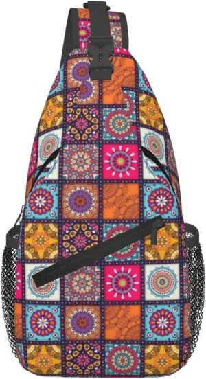Math Mathematics Sling Bag Adjustable Crossbody Bag Casual Chest Bags Travel Shoulder Backpack For Women Men