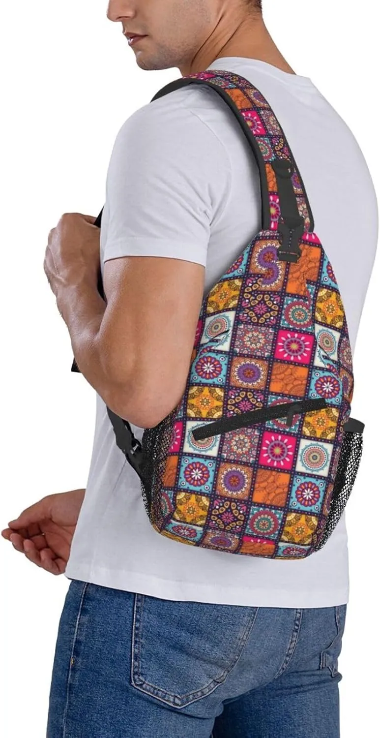 Math Mathematics Sling Bag Adjustable Crossbody Bag Casual Chest Bags Travel Shoulder Backpack For Women Men
