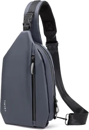 MAYMOONER Small Sling Shoulder Crossbody Bag Men Women One Strap Casual Chest Bags Slim Backpack for Outdoor Travel Biking