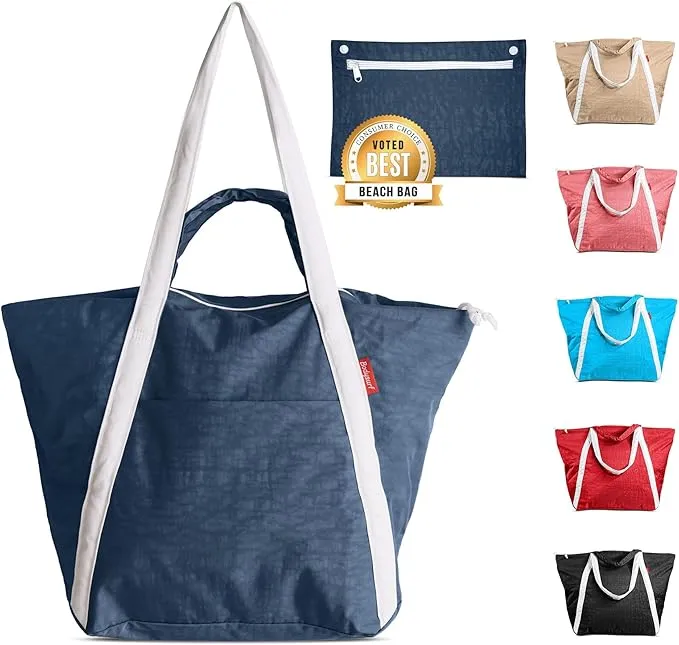Medium Ripstop Nylon Waterproof Beach Bag