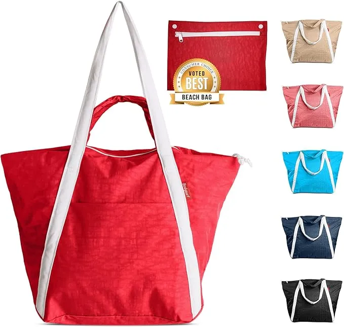 Medium Ripstop Nylon Waterproof Beach Bag