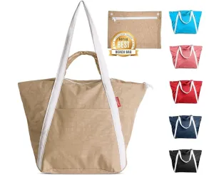 Medium Ripstop Nylon Waterproof Beach Bag