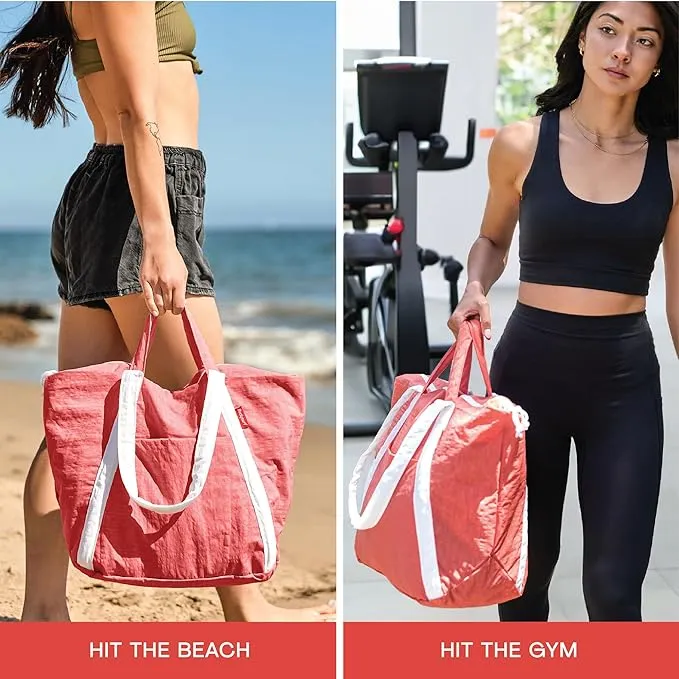 Medium Ripstop Nylon Waterproof Beach Bag