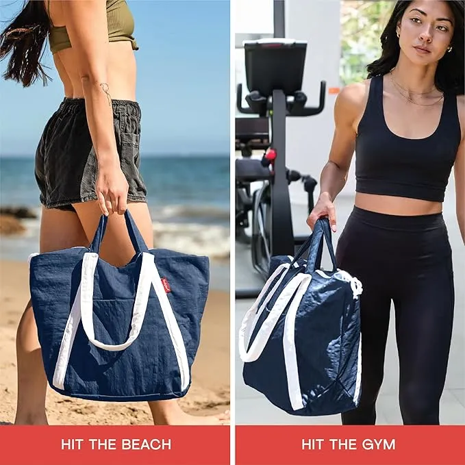 Medium Ripstop Nylon Waterproof Beach Bag