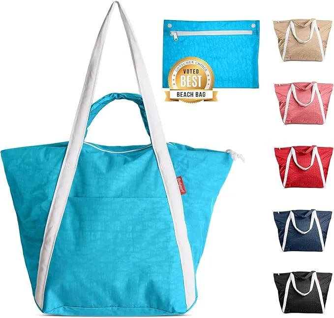 Medium Ripstop Nylon Waterproof Beach Bag