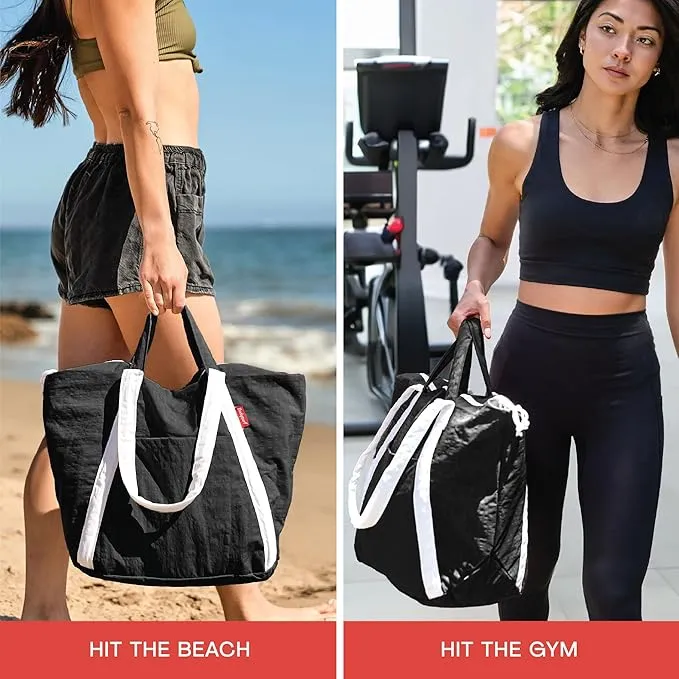 Medium Ripstop Nylon Waterproof Beach Bag