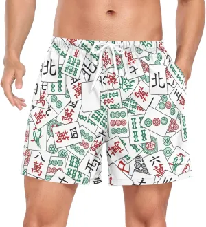 Men's Athletic Shorts Ice Cream Doughnuts Cupcakes Mens Gym Running Shorts for Men Boys Quick Dry S