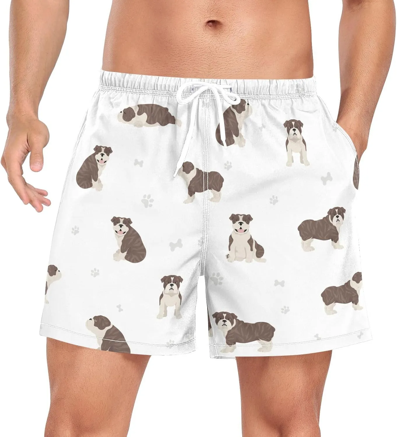 Men's Athletic Shorts Ice Cream Doughnuts Cupcakes Mens Gym Running Shorts for Men Boys Quick Dry S