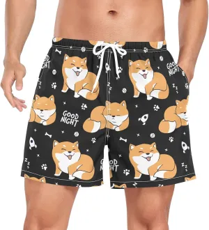 Men's Athletic Shorts Ice Cream Doughnuts Cupcakes Mens Gym Running Shorts for Men Boys Quick Dry S