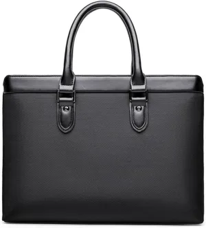 Men's briefcase, business handbag, document bag, large capacity conference bag, waterproof Oxford cloth