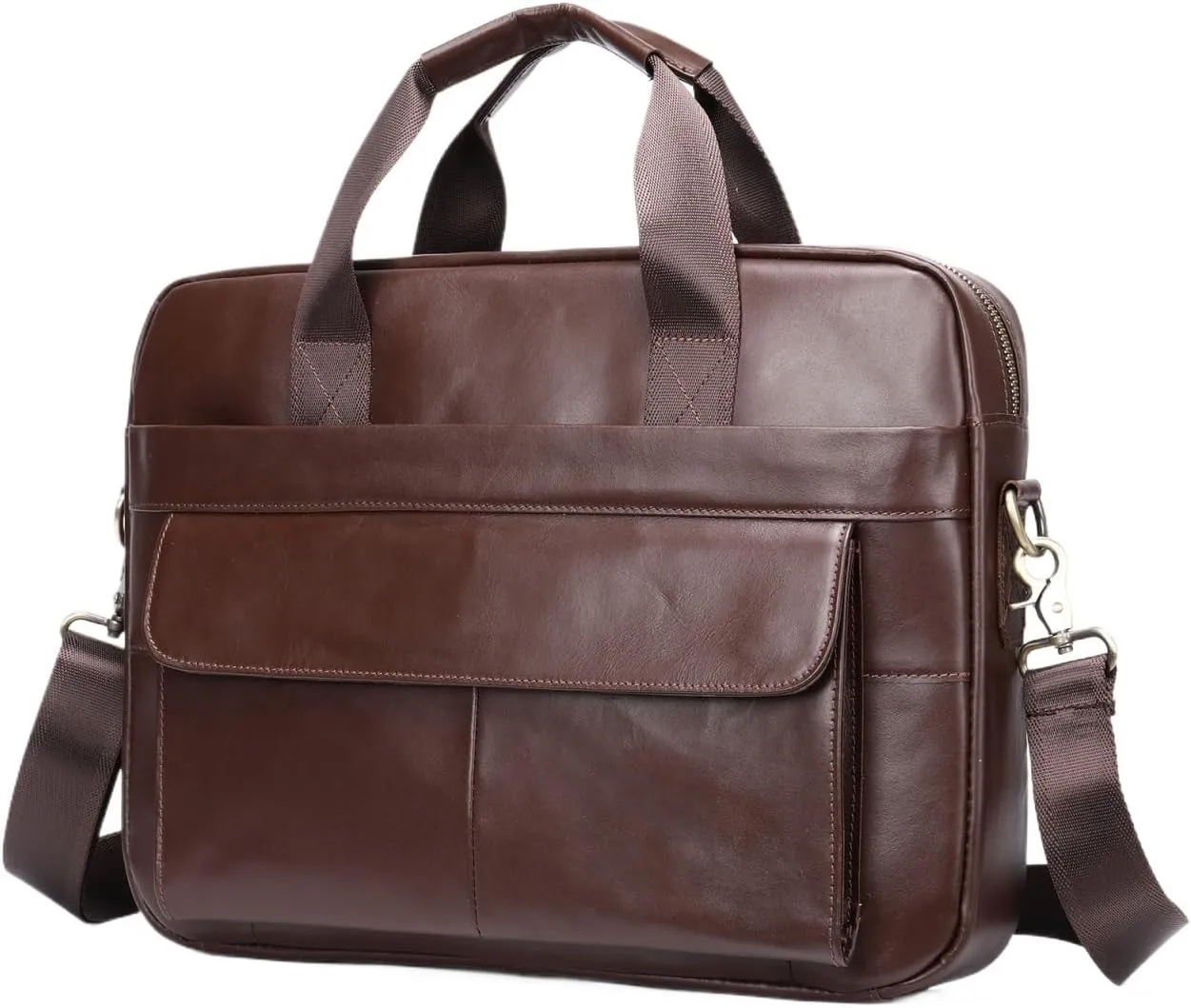 Men's Business Briefcase Daily Commuting Computer Handbag Office Workplace