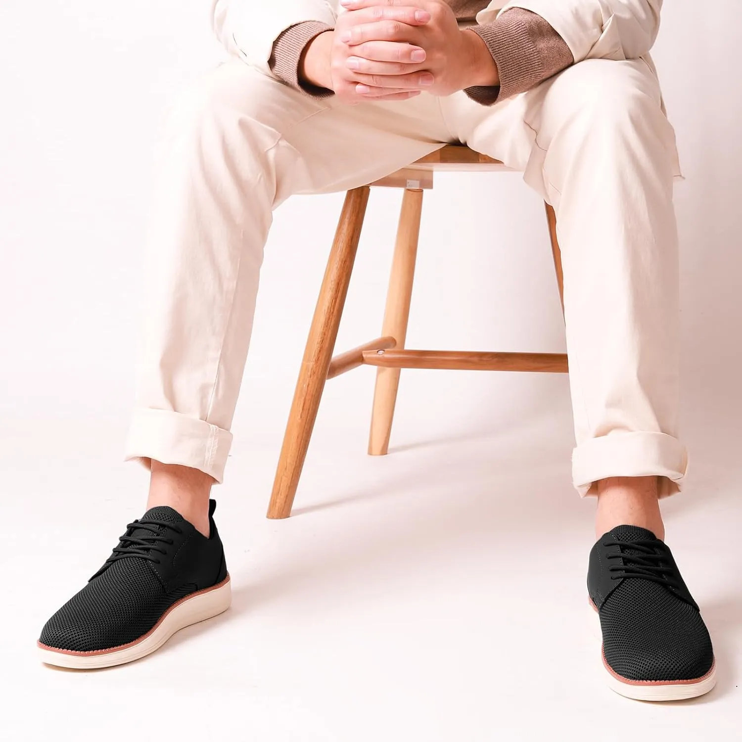 Men's Casual Dress Shoes Business Walking Shoes Oxfords Comfortable Breathable Lightweight Non Slip