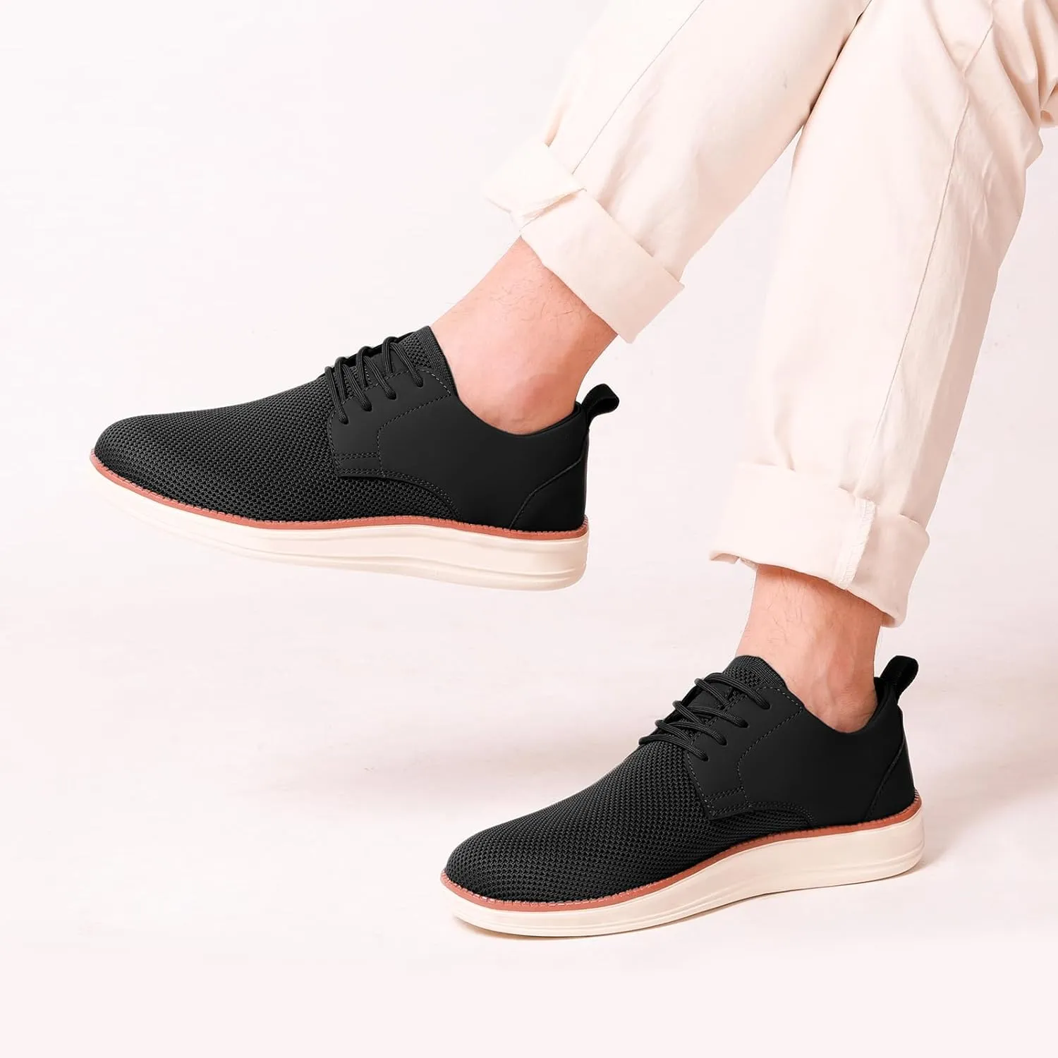 Men's Casual Dress Shoes Business Walking Shoes Oxfords Comfortable Breathable Lightweight Non Slip