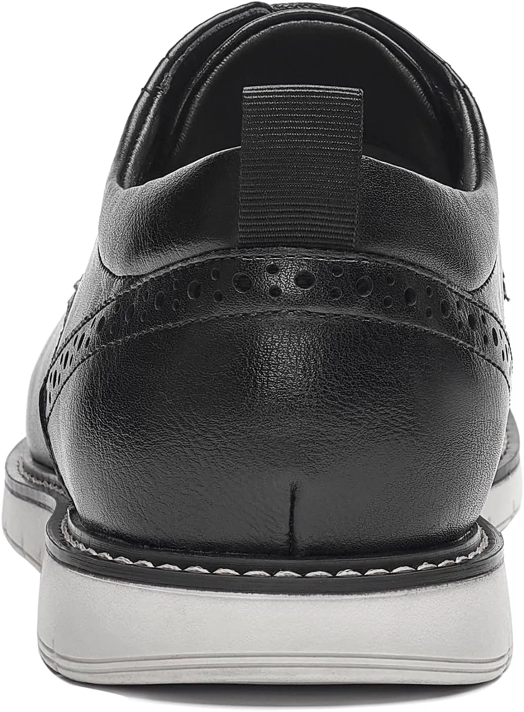 Men's Casual Oxfords Plain Toe Business Formal Dress Shoes Brown Black