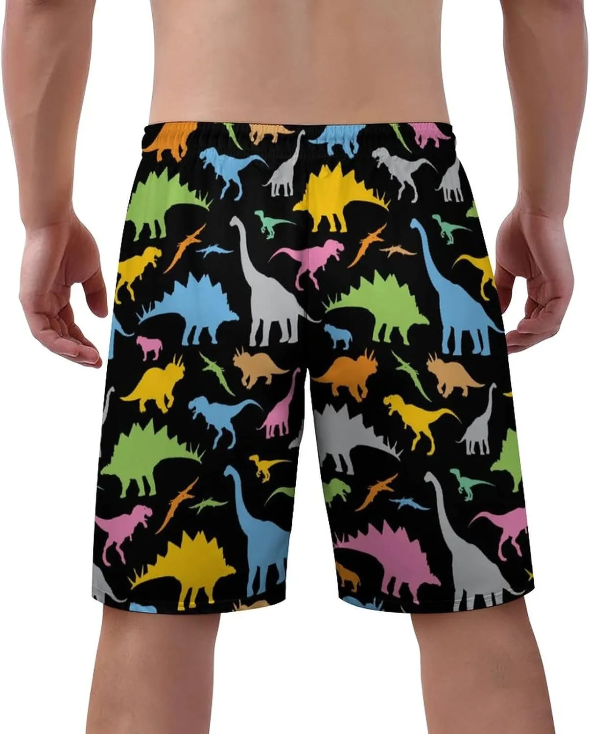 Mens Flag Swim Trunks Quick Dry Swim Beach Shorts with Mesh Lining XS-3XL