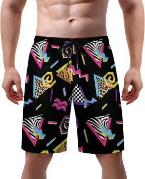 Mens Flag Swim Trunks Quick Dry Swim Beach Shorts with Mesh Lining XS-3XL