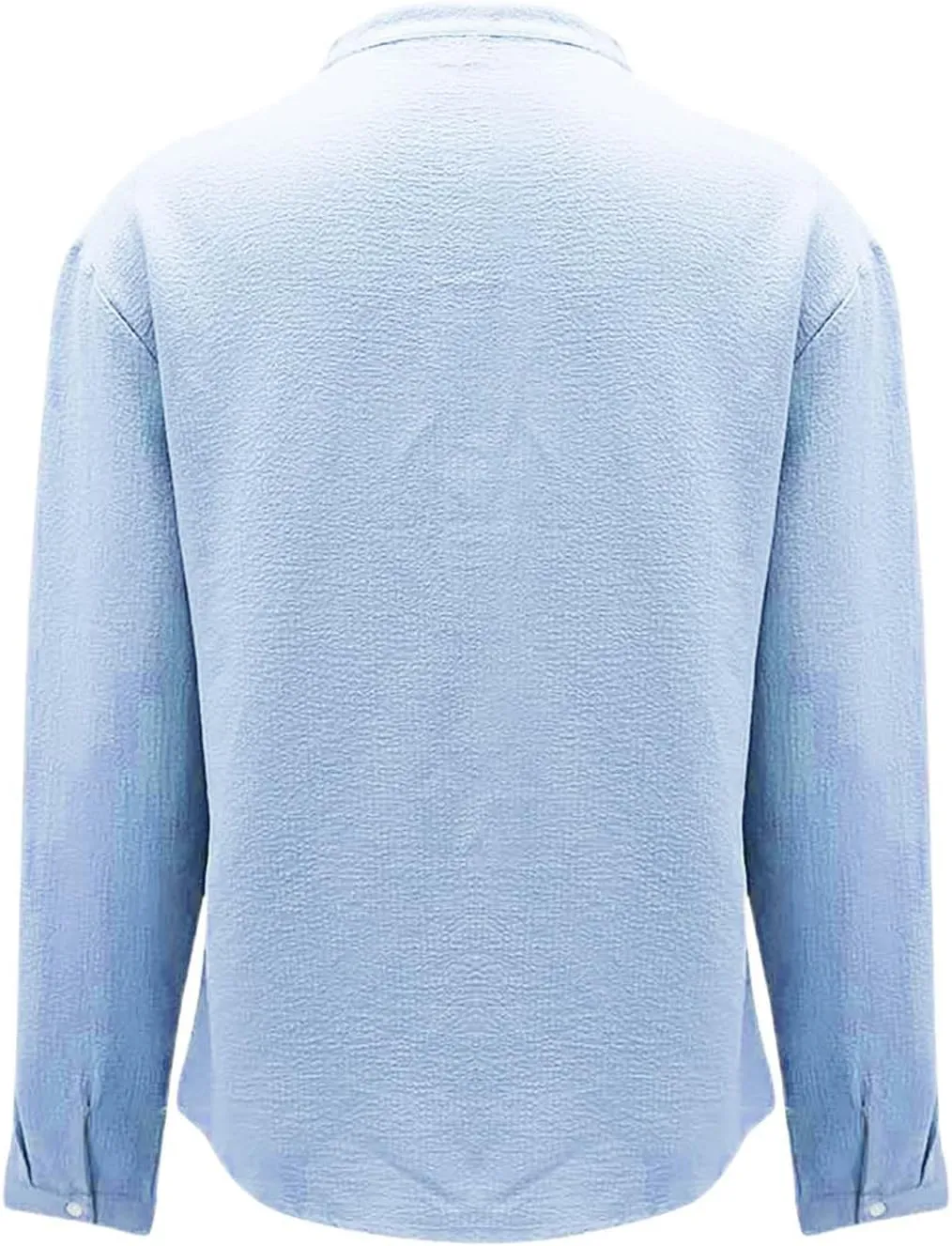 Men's Henley Shirt Tops Crew Neck Button Pleated Long Sleeve Casual Tshirt Breathable Loose Fall Fashion 2024 Outfits