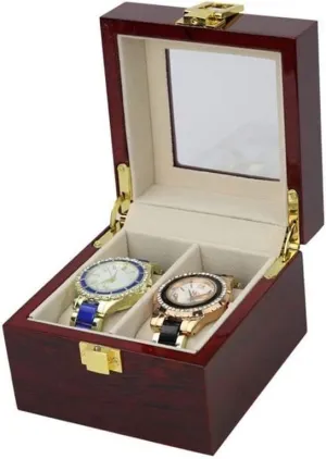 Mens Jewellery Box Watch Box,Watch Storage Box,Watch case Watch Box Watch Storage case Watch Display Organizer Watch case Holder 3/6 grids Watch Box with compartments Transparent Window Jewellery