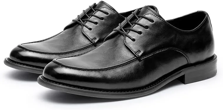 Men’s Lace-Up Oxfords, Leather Dress Shoes for Business