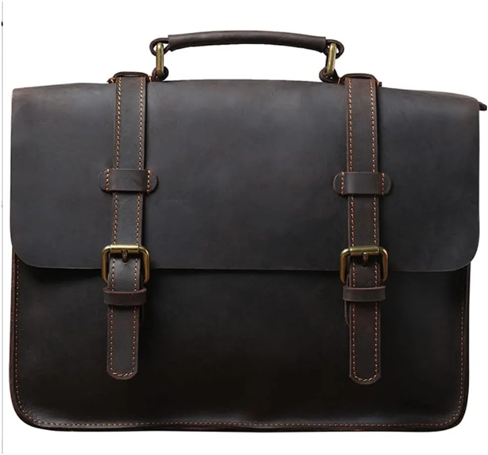 Men's Multifunctional Briefcase HandbagHigh CapacityShoulders Laptop Messenger Bag