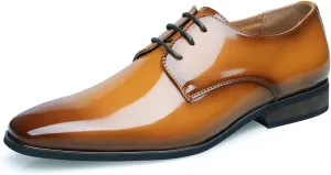 Mens Oxfords Formal Dress Tuxedo Derby Shoes Casual Wedding Fashion Walking Shoes for Men