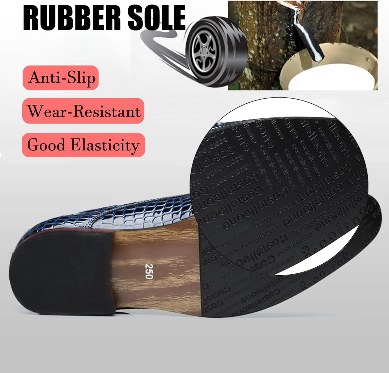 Men's Stone Patterned Leather Dress Oxford Shoes Fashion Pointed Patent Leather Lace-up Anti-Slip Business Wedding Formal Shoes Derby