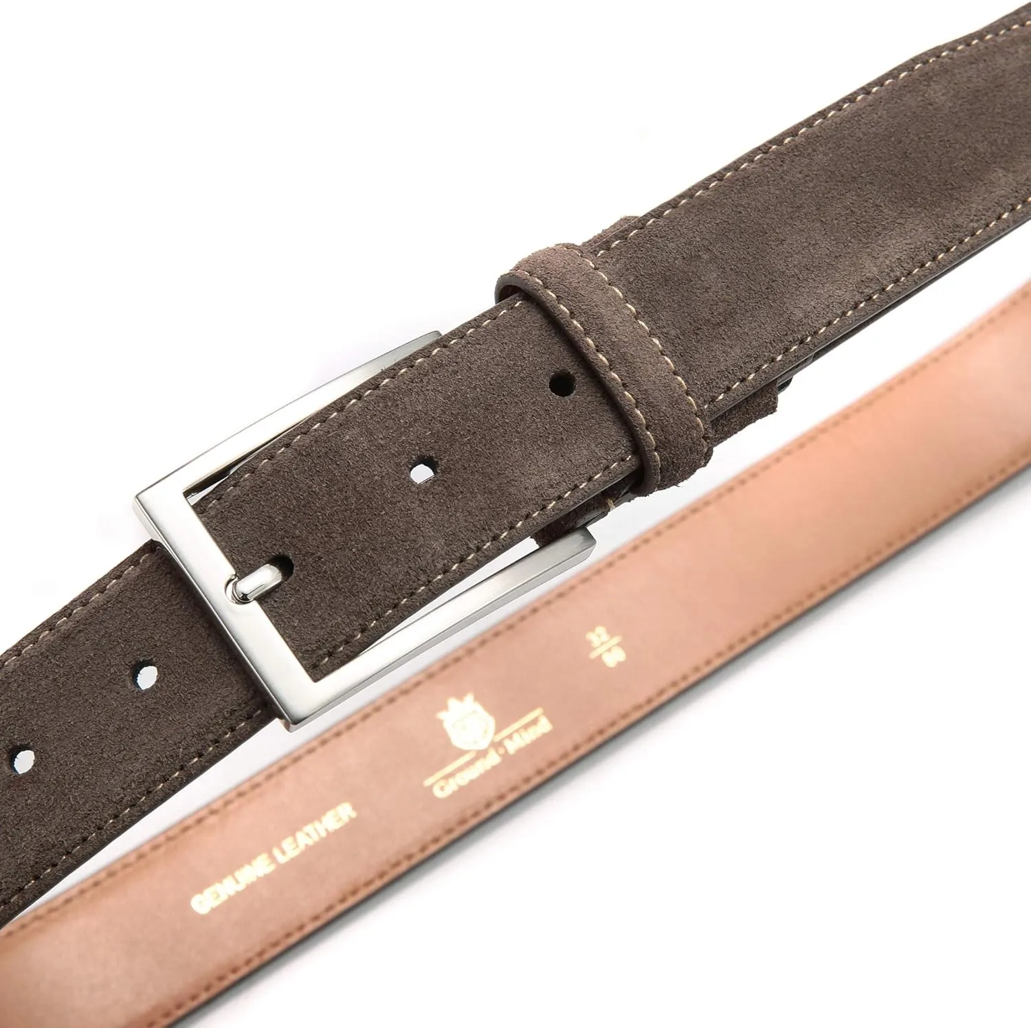 Men's Suede Leather Belt