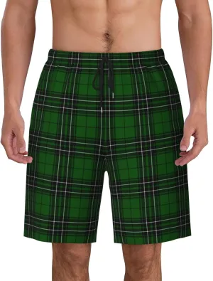 Men's Swim Trunks, Quick Dry Beach Shorts Summer Cool Beach Shorts with Mesh Lining
