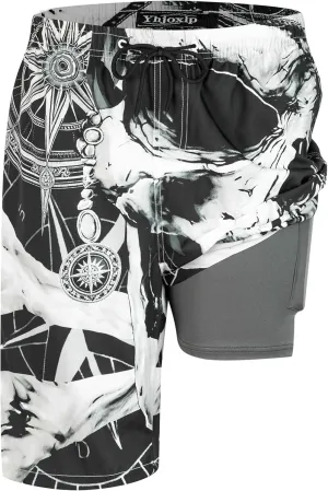 Mens Swim Trunks Quick Dry Board Shorts Bathing Suit for Men Beach Swimwear Breathable Surf Beach Shorts Swimwear