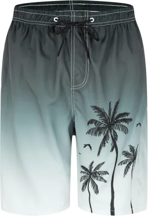 Mens Swim Trunks Quick Dry Board Shorts with Mesh Lining, Breathable Surf Beach Shorts Swimwear Bathing Suits