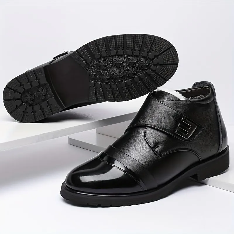 Men's Thermal Winter Boots Men's Casual Leather Shoes Mens Dress Shose Leather Business Shoes