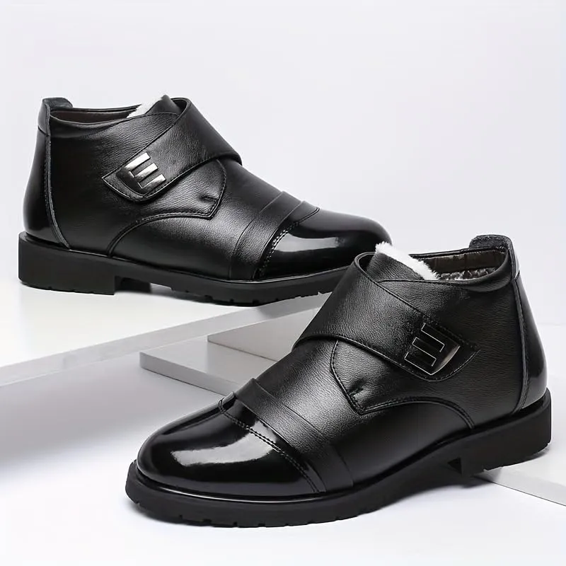 Men's Thermal Winter Boots Men's Casual Leather Shoes Mens Dress Shose Leather Business Shoes