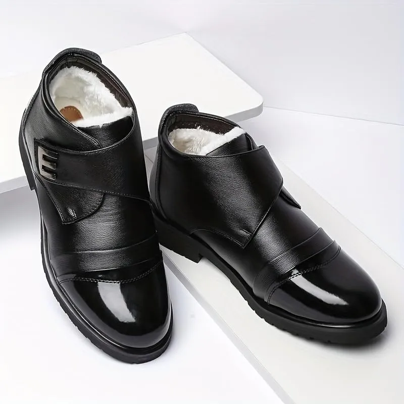 Men's Thermal Winter Boots Men's Casual Leather Shoes Mens Dress Shose Leather Business Shoes