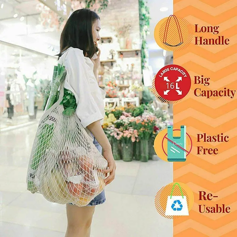 Mesh Net Turtle Bag String Shopping Bag Reusable Fruit Storage Handbag Totes Au
