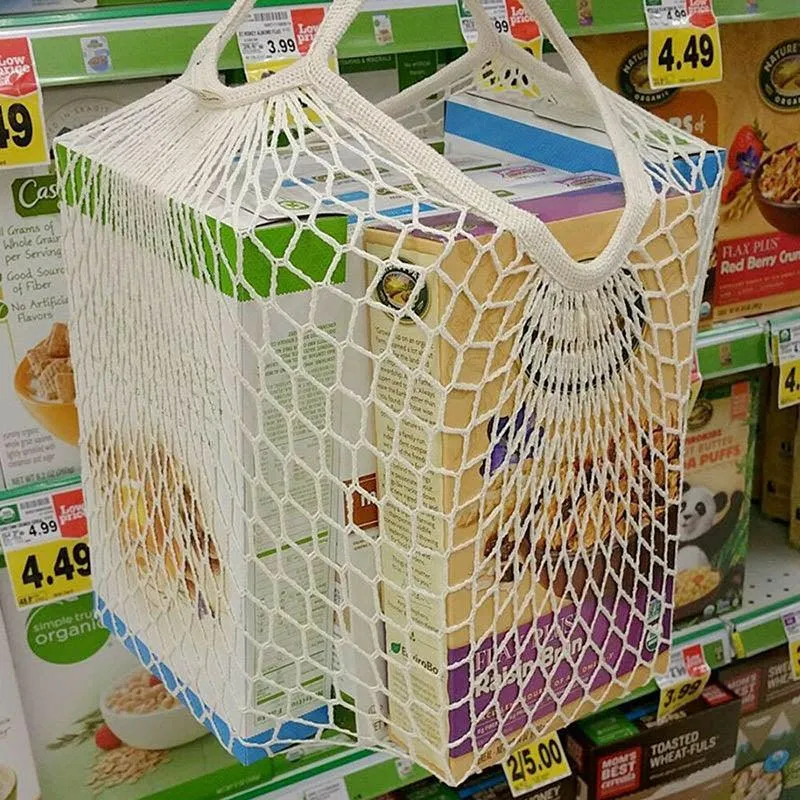 Mesh Net Turtle Bag String Shopping Bag Reusable Fruit Storage Handbag Totes Au