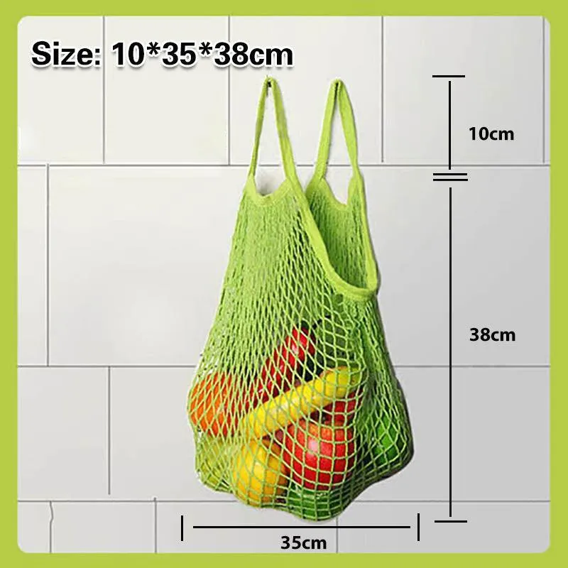 Mesh Net Turtle Bag String Shopping Bag Reusable Fruit Storage Handbag Totes Au